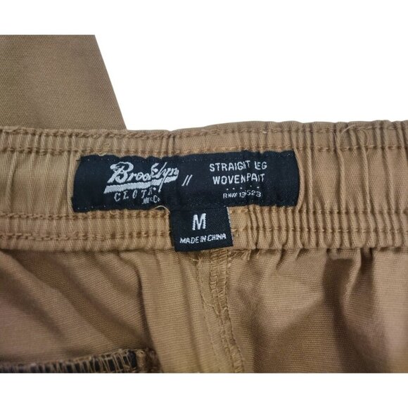 Mens Straight Leg Woven Cargo Pants By Brooksp, Size M, NWOT. - Picture 3 of 7